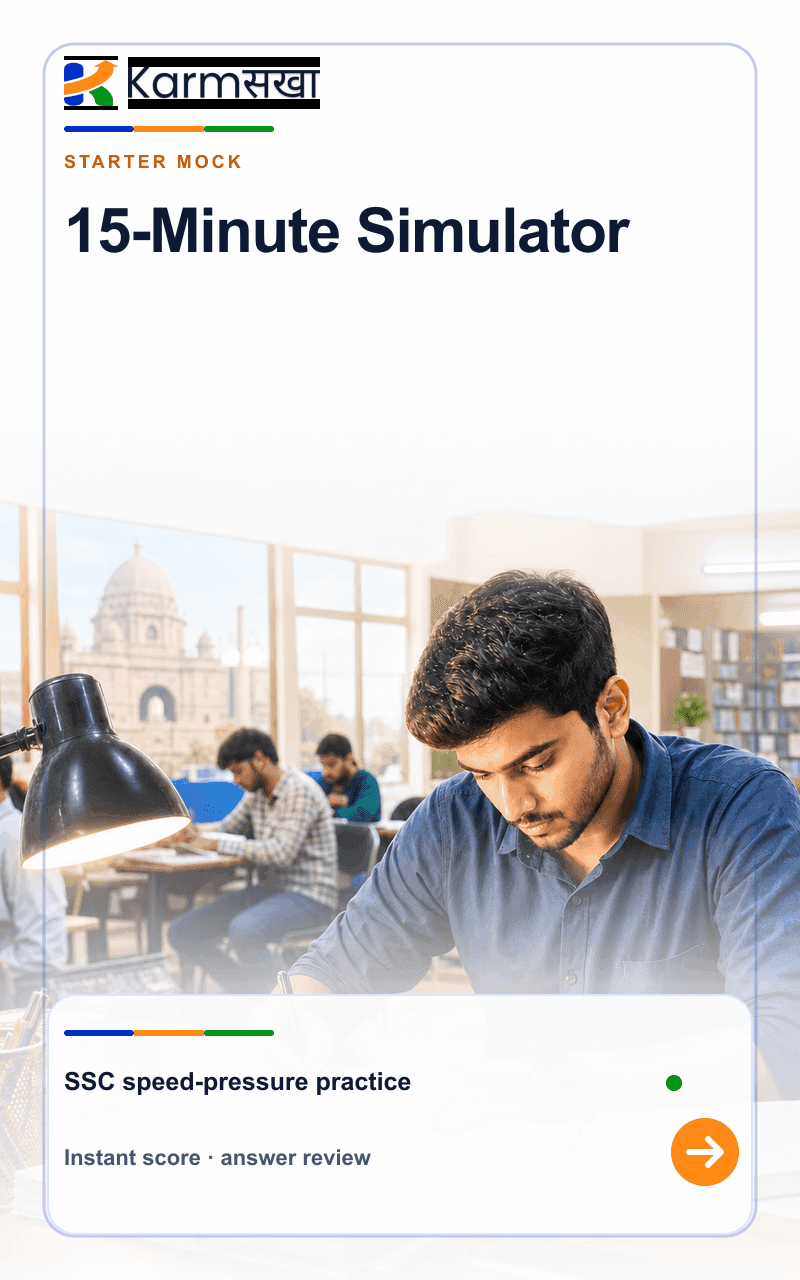 15-Minute Simulator mock test cover