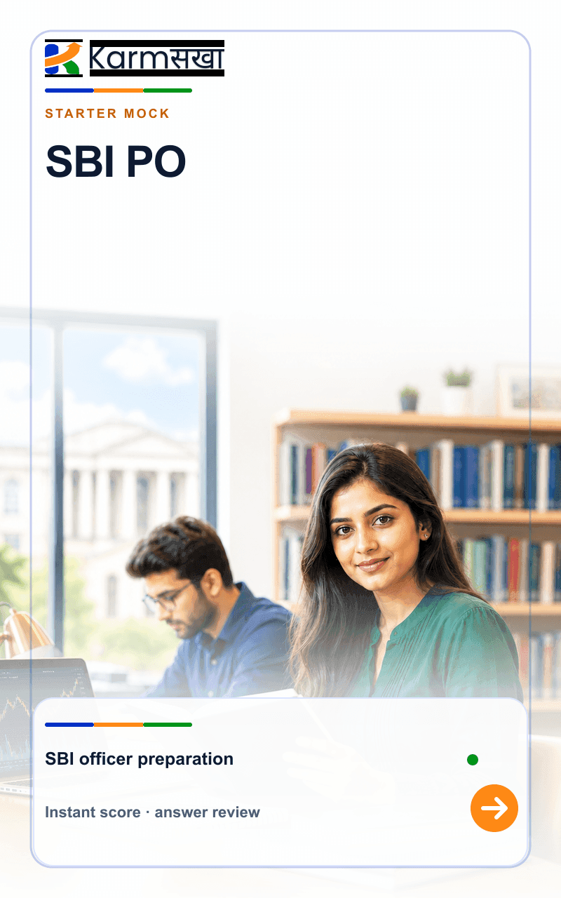 SBI PO mock test cover