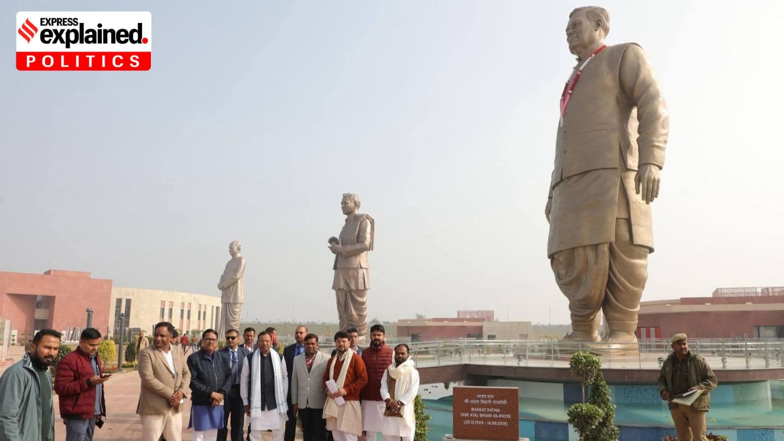 Mookerjee, Upadhyay, Vajpayee: Icons behind 3 statues at Rashtra Prerna Sthal