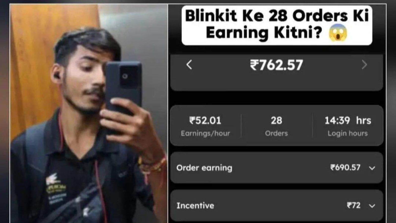 Blinkit agent earns Rs 763 after 15-hour duty, AAP MP Raghav Chadha flags ‘exploitation hidden behinds apps & algorithms’