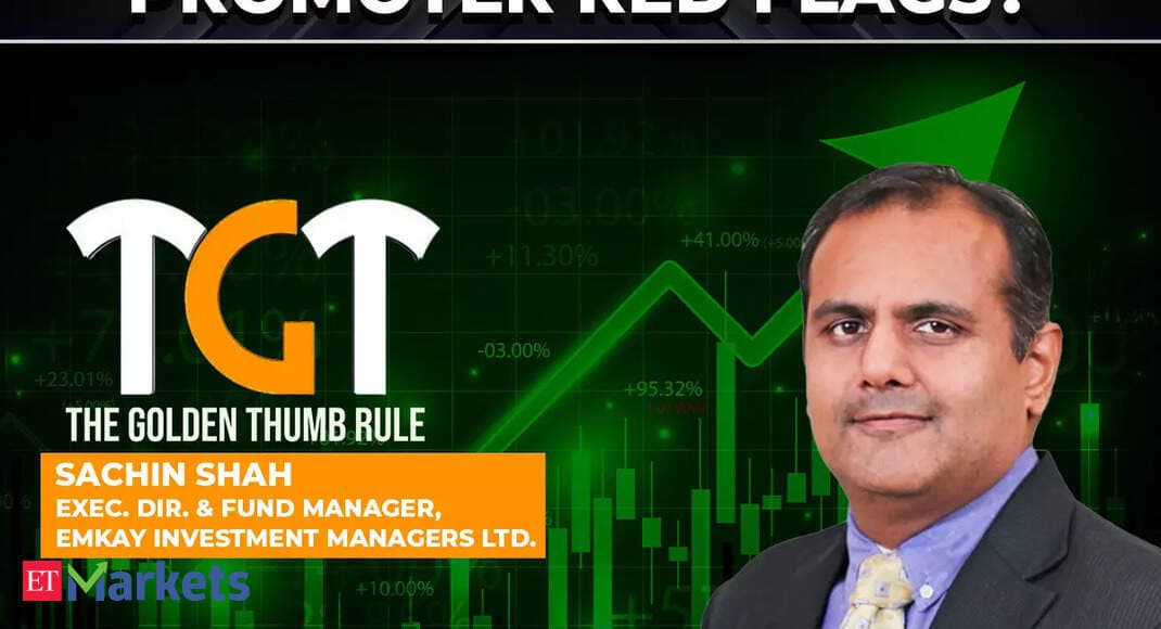 The Golden Thumb Rule| Sachin Shah on spotting promoter risks and acquisition pitfalls