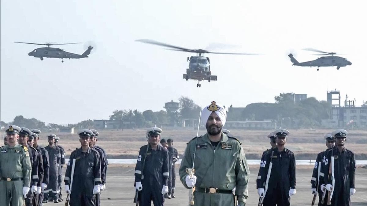 Navy commissions MH-60R helicopter squadron INAS 335 ‘Ospreys’ at INS Hansa