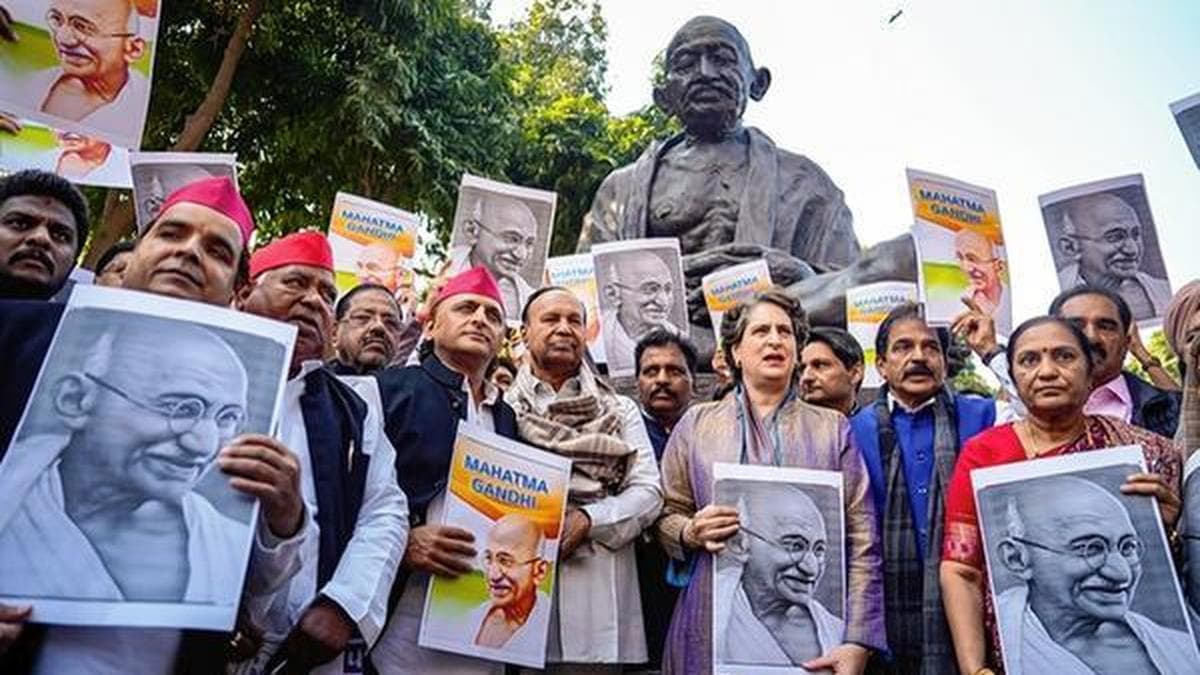 Opposition MPs hold protest march in Parliament complex, demand withdrawal of VB-G RAM G bill