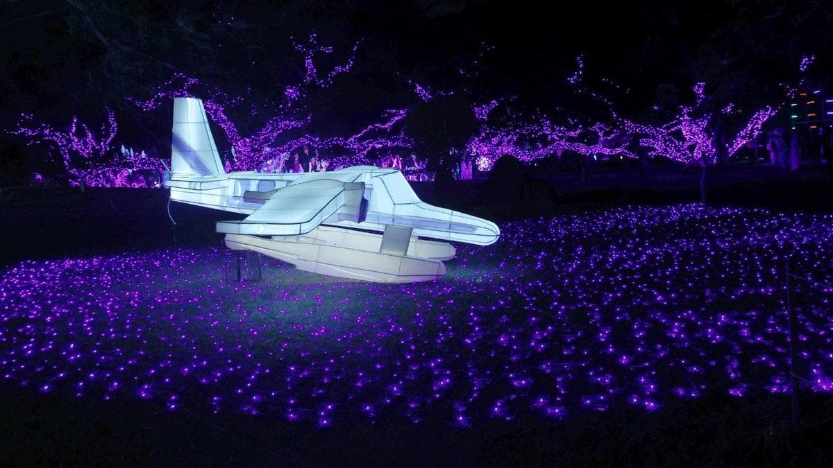 Vasantholsavam, light show open in Thiruvananthapuram city