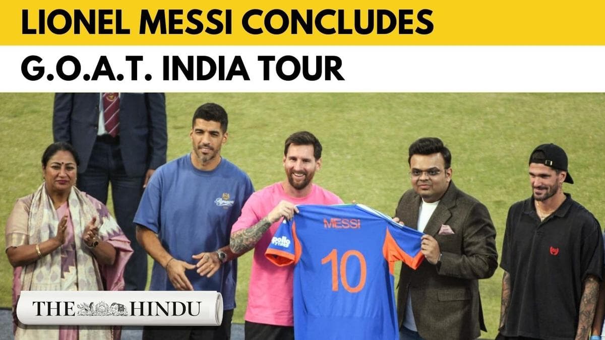 Watch: Lionel Messi ends G.O.A.T. India Tour with grand Delhi finale