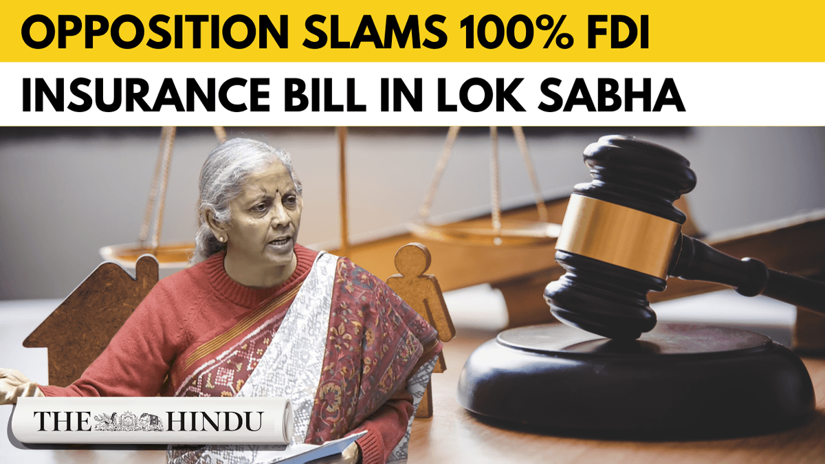 Watch: Government introduces bill in Lok Sabha to hike FDI in insurance sector to 100 per cent