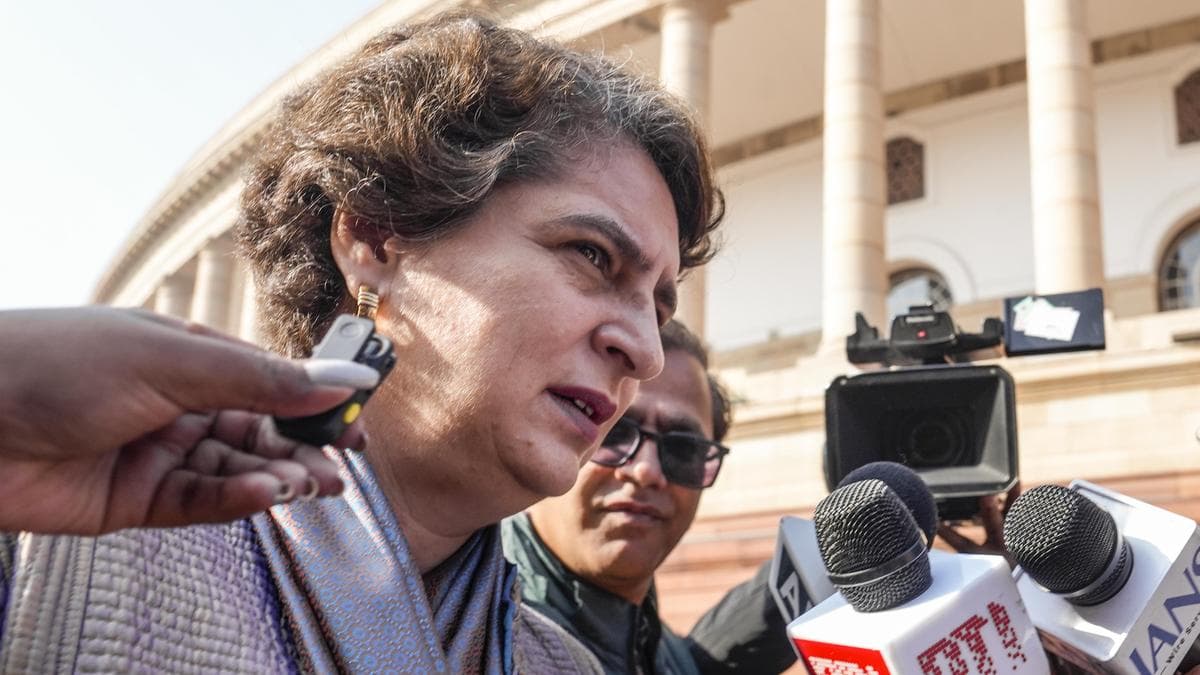 ‘VB-G RAM G’ Bill will weaken MGNREGA: Priyanka Gandhi