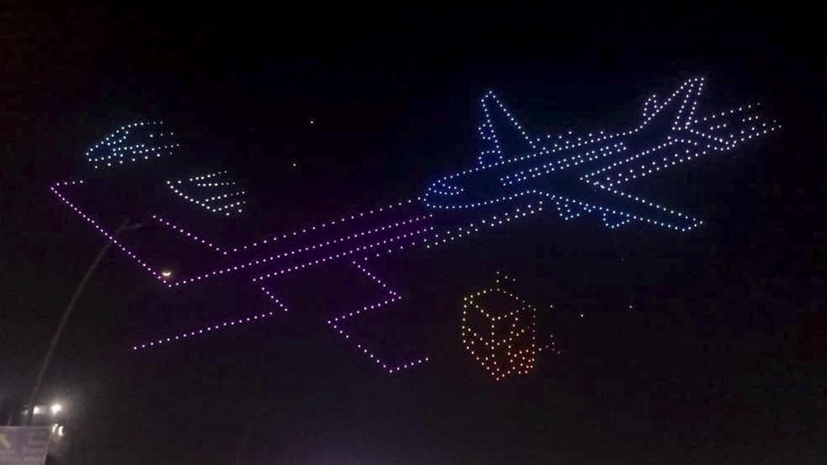 Navi Mumbai International Airport hosts mega drone show ahead of operational launch