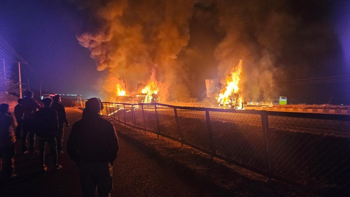 11 killed after truck collides with sleeper bus in Karnataka’s Chitradurga, several injured