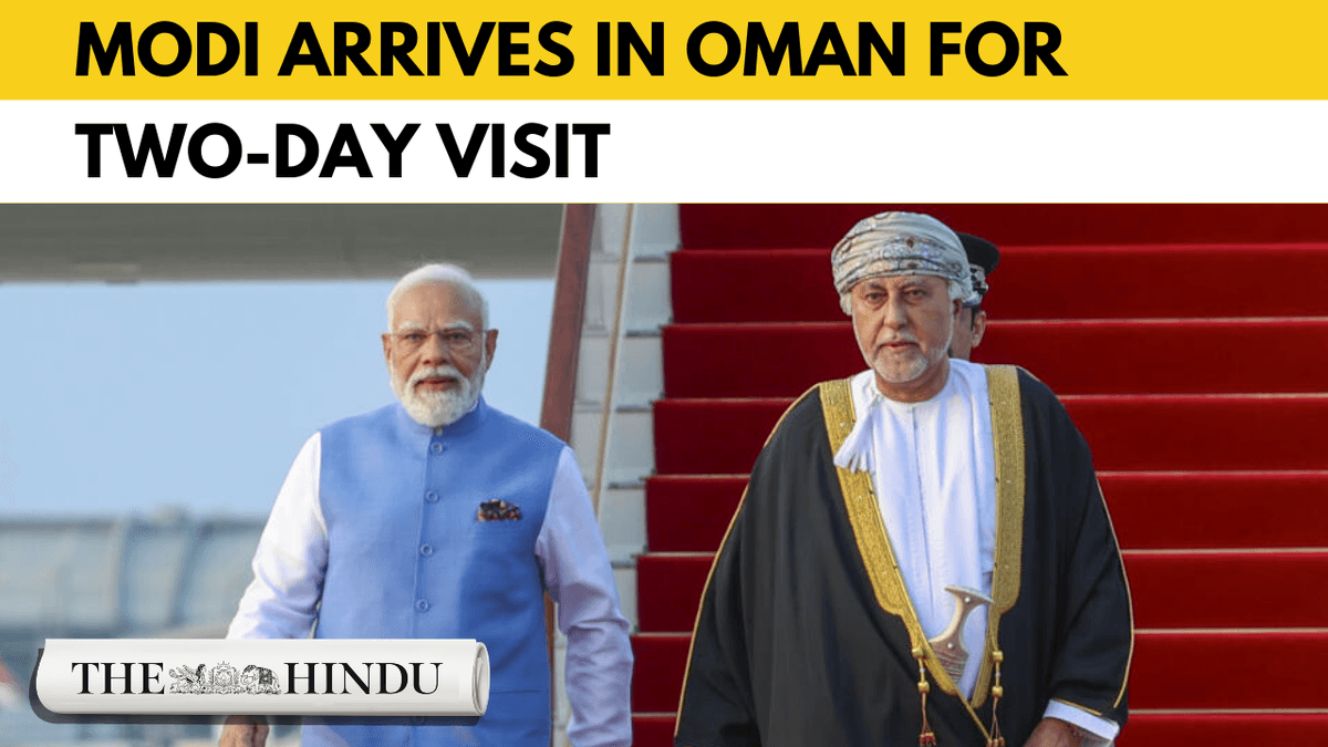 PM Modi arrives in Oman on final leg of three-nation visit