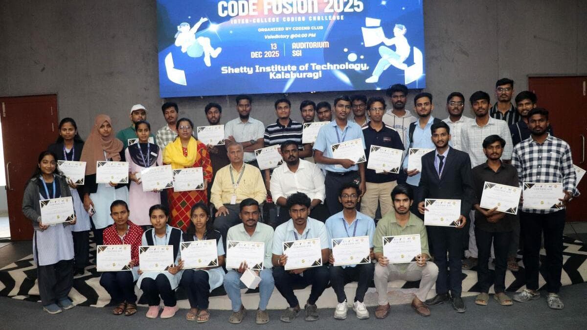 Shetty Institute of Technology hosts inter-college coding contest ‘Code Fusion 2025’