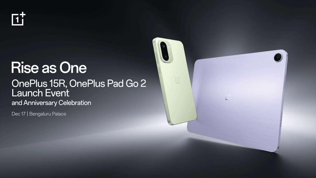 OnePlus 15R and OnePlus Pad Go 2 launch tonight: Confirmed features and price expectation